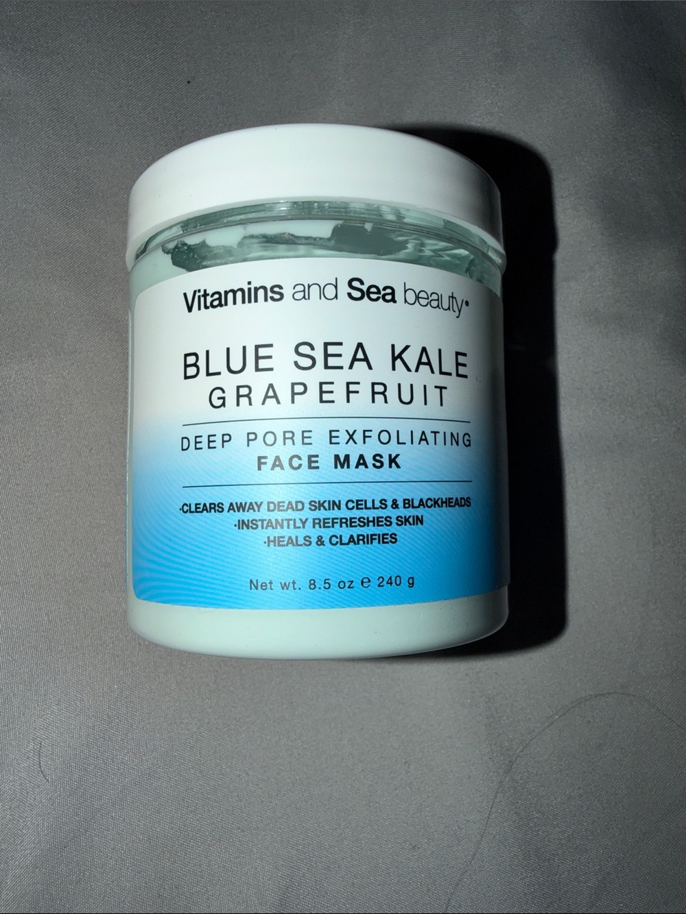 Vitamins and Sea Beauty Blue Sea Kale Grapefruit Deep Pore Exfoliating Face Mask